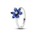 PANDORA Anello Herbarium Fiore Blu