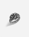 NOVE25 ANELLO SERPENTE MAZY IN ARGENTO