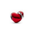 PANDORA Charm Cuore Rosso Natalizio