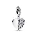 PANDORA Pendente Cuore i Nostri Angeli