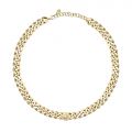 CHIARA FERRAGNI CHAIN NECKLACE YELLOW GOLD+EYE LOGO 38+4CM