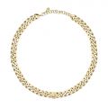 CHIARA FERRAGNI CHAIN NECKLACE YELLOW GOLD+EYE LOGO 38+4CM