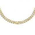 CHIARA FERRAGNI CHAIN NECKLACE YELLOW GOLD+EYE LOGO 38+4CM