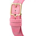 CHIARA FERRAGNI CONTEMPORARY 32MM 3H YELLOW GOLD DIAL PINK STRAP