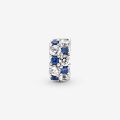 PANDORA Clip scintillante blu