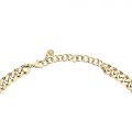 CHIARA FERRAGNI CHAIN NECKLACE YELLOW GOLD+SILVER+WHITE/PINK CZ 38+4CM