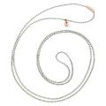 DoDo Collana Everyday In Argento Con Chiusura In Oro Rosa 9Ct 90 Cm