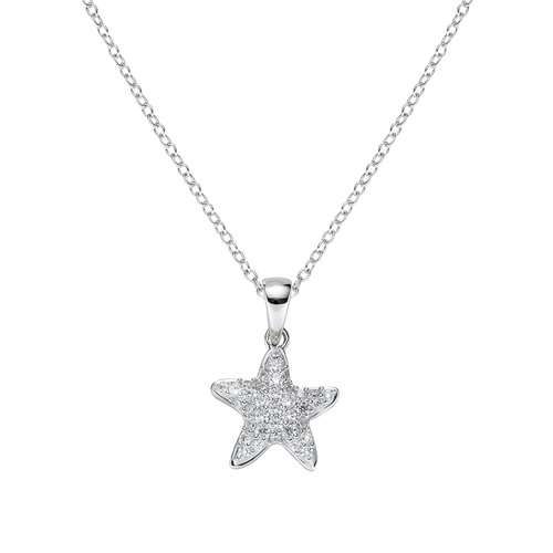 AMEN  Collana Stella Zirconi