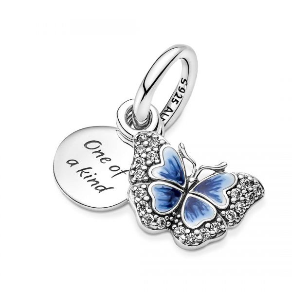 PANDORA Charm  Pendente Farfalla Blu 