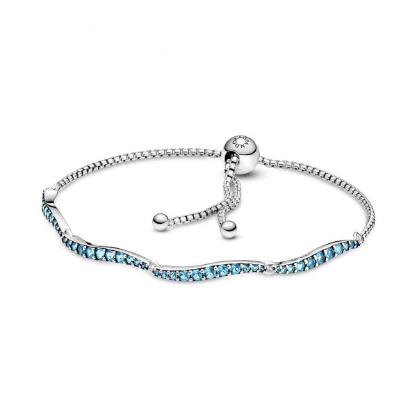 PANDORA Bracciale Sentiero Luminoso Blu