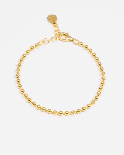 NOVE25 BRACCIALE SFERE 300 PLACCATO ORO GIALLO
