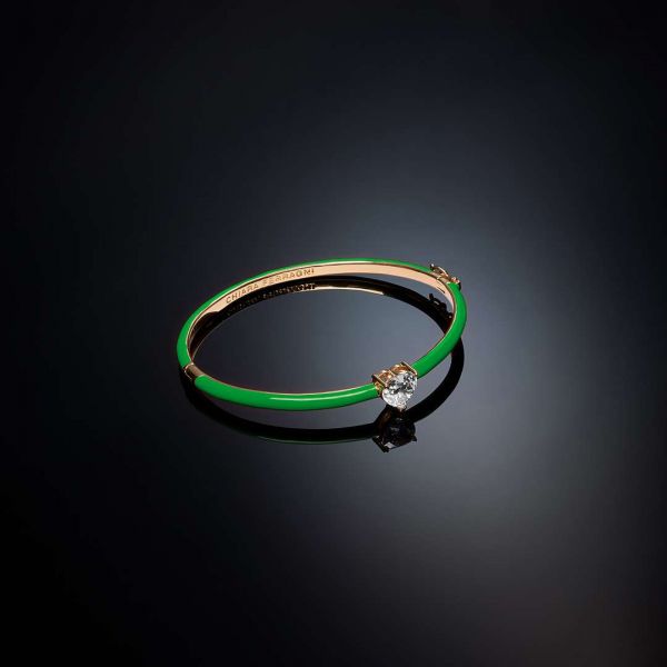 CHIARA FERRAGNI BANGLE LOVE PARADE SMALL GREEN