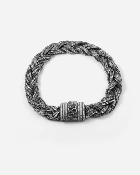 NOVE25 BRACCIALE TRECCIA SERPENTINE