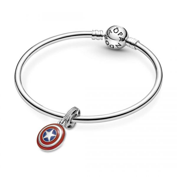 PANDORA Marvel, Avengers , Pendente Scudo Capitano America