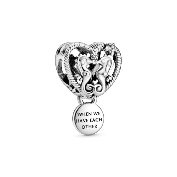 PANDORA Openwork Cuore Cavaluccio Marino