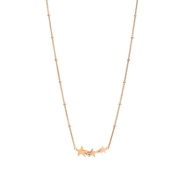 DoDo Collana stellina in oro rosa 9k