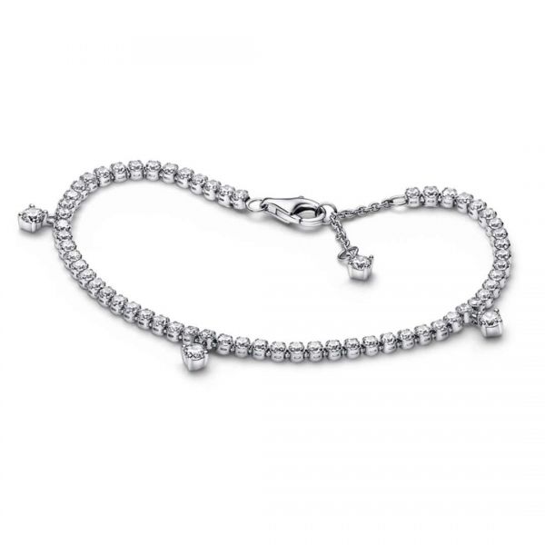 PANDORA Bracciale Tennis con Gocce Luminose