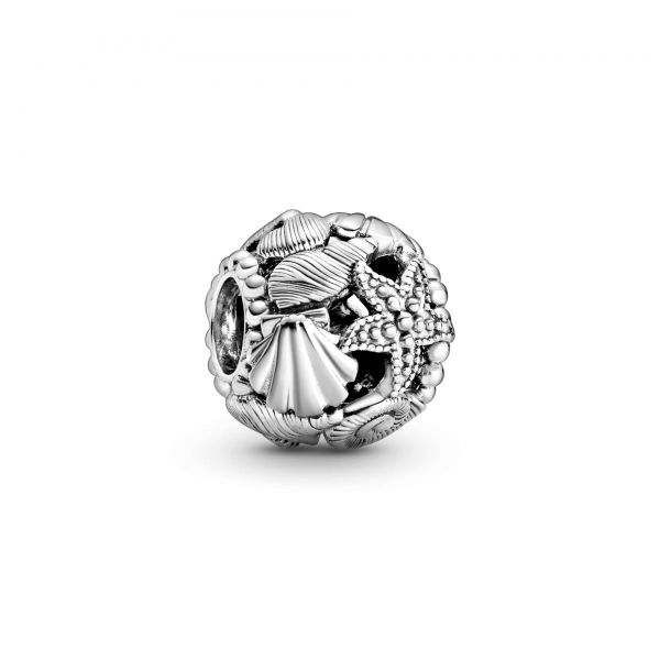 PANDORA Openwork Stella Marina, Conchiglia e Cuore