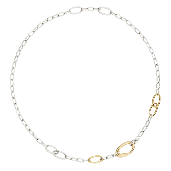 DoDo Collana Essentials Argento & Argento Dorato