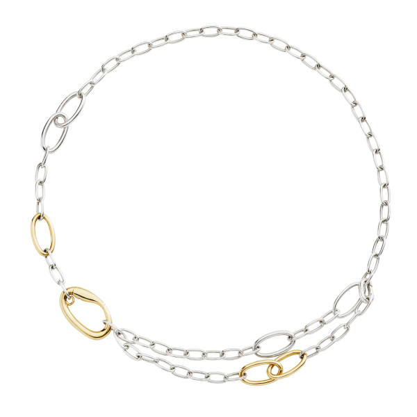 DoDo Collana Essentials Argento & Argento Dorato
