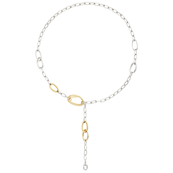 DoDo Collana Essentials Argento & Argento Dorato