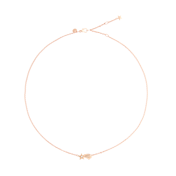 DoDo Collana Stella Cometa Oro Rosa & Diamante
