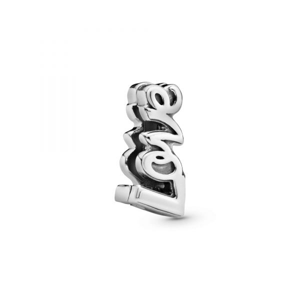 PANDORA Charm Pandora Reflexions con scritta Love