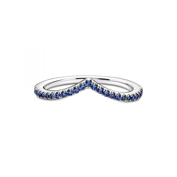 PANDORA Anello Desiderio Scintillante Blu