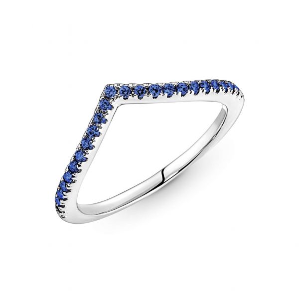 PANDORA Anello Desiderio Scintillante Blu