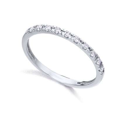 LeCarrè Anello riviera Oro bianco e Diamanti