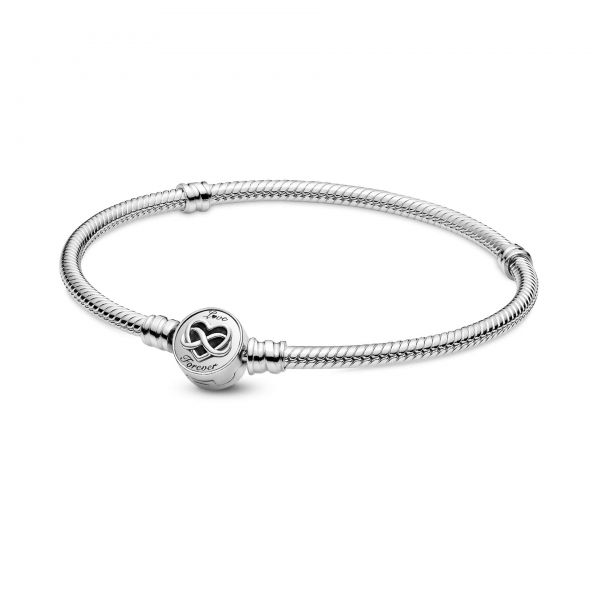 PANDORA Bracciale con Chiusura a Cuore Infinito