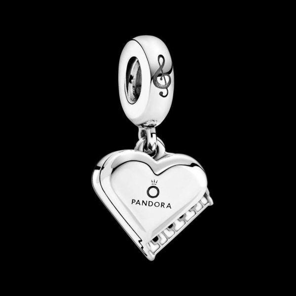 PANDORA Charm pendente Pianoforte a cuore