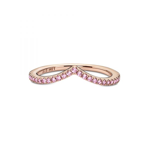 PANDORA Anello Desiderio scintillante Rosa