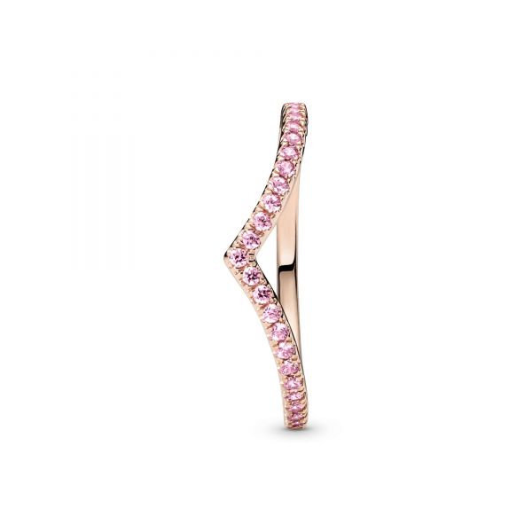 PANDORA Anello Desiderio scintillante Rosa