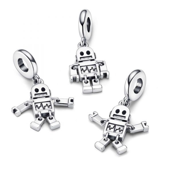 PANDORA Charm Pendente Bestie-Bot il Robot