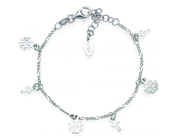 AMEN  Bracciale in AG925 (Lung. 14+3cm)
