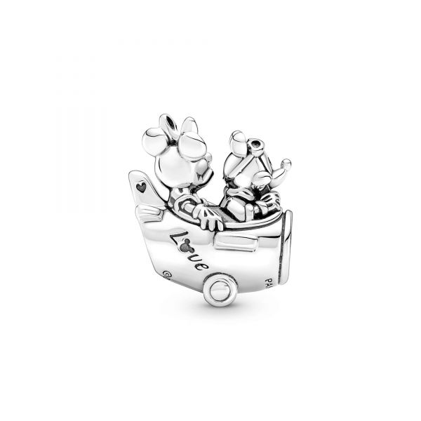 PANDORA Disney, charm L'aereo di Mickey Mouse & Minnie