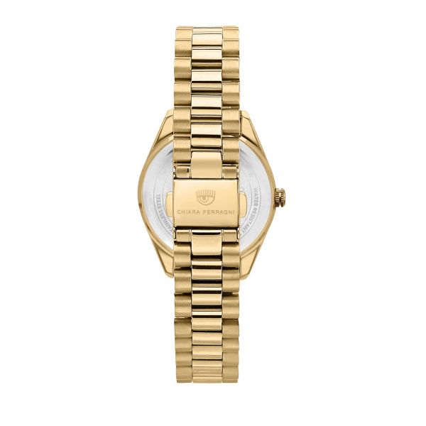 CHIARA FERRAGNI EVERYDAY 32MM 2H YELLOW GOLD DIAL BRACELET YELLOW GOLD