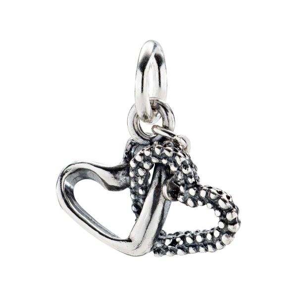 AMEN  Charm Cuori Intrecciati