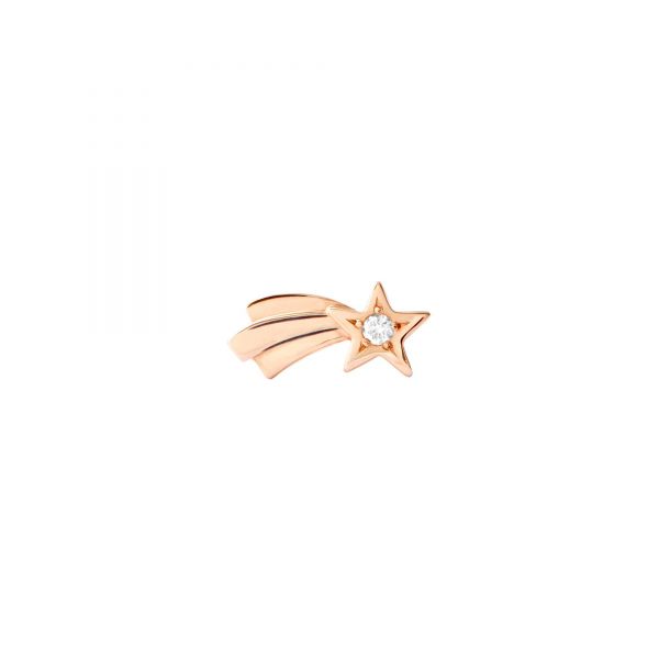 DoDo Orecchino Stella Cometa Oro Rosa & Diamante