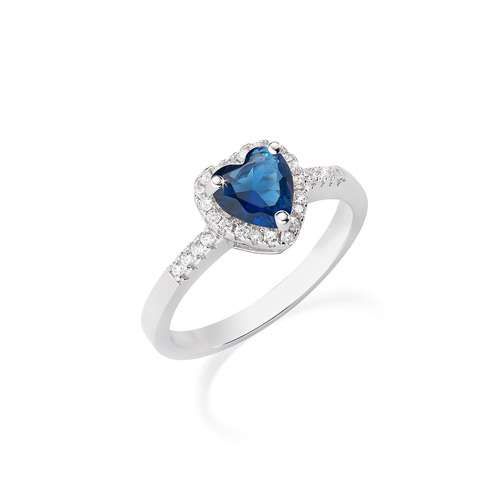 AMEN  Anello Rodio Cuore dell'Oceano Blu