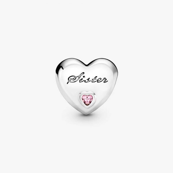 PANDORA Charm a cuore Sorella