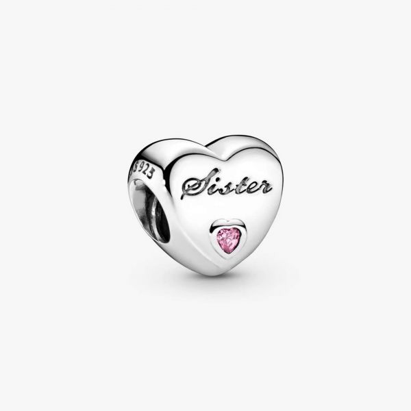 PANDORA Charm a cuore Sorella