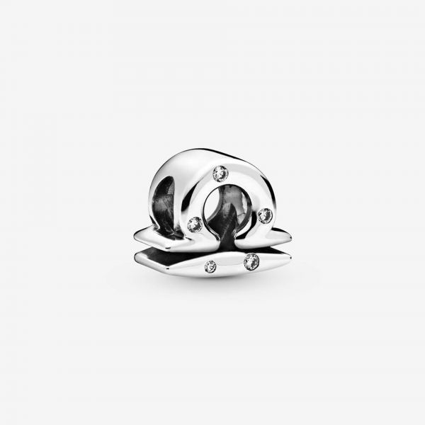 PANDORA Charm dello zodiaco Bilancia scintillante