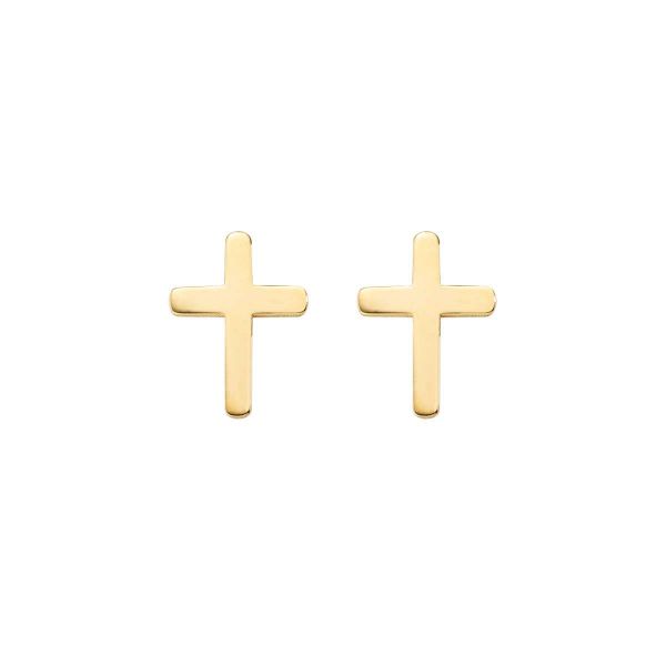 AMEN  Orecchini Croce Oro 9kt