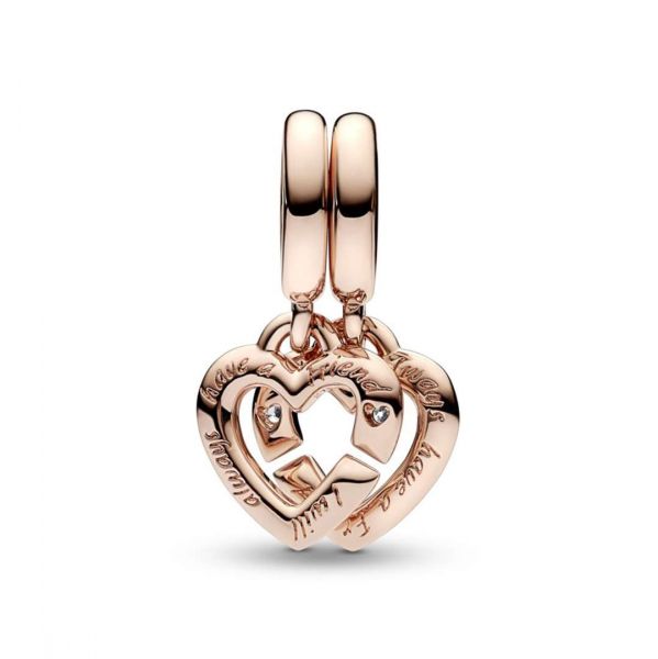 PANDORA Pendente Sorelle Rose