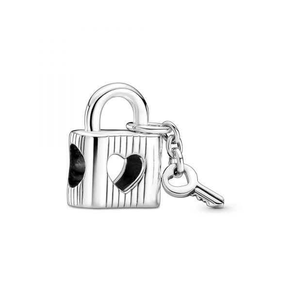 PANDORA Charm Lucchetto & Chiave "Be Mine"
