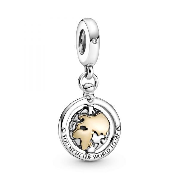 PANDORA Charm pendente Mondo girevole