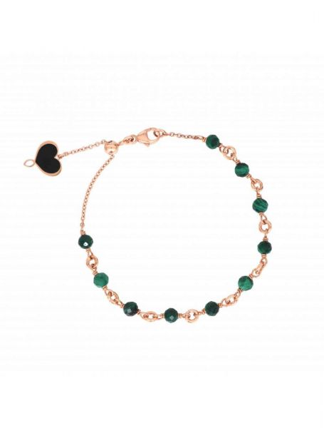 MAMAN et SOPHIE BRACCIALE CON MAGLIE E PIETRE DI MALACHITE