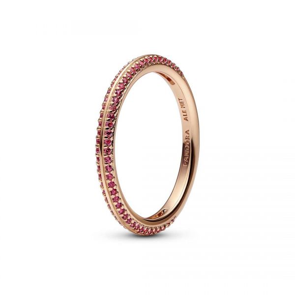 PANDORA Anello Pietre Luminose  Rosse Pandora Me